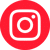 icono del logo de instagram rojo
