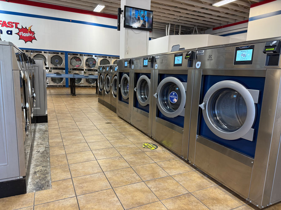 SuperSuds Laundromat Richmond, VA large washers and stack dryers
