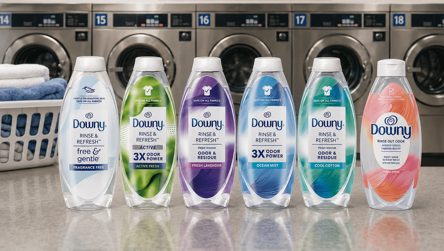 Downy Rinse Out Odor para toallas con olor fresco